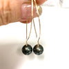 Earrings KALENA - mermaid skin Tahitian pearl (E594)