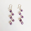 Waiola earring - amethyst (E284)