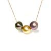 Triple pearls necklace