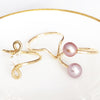 Ring Leia - pink pearls  (R143)