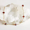 Necklace SIENNA- garnet (N310)