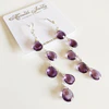 Waiola earring - amethyst (E284)