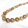 Necklace JACQUELINE - Edison pearls strand necklace - multicolor (N353)