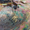 Palm tree necklace (N276)