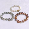 Bracelet ALMA - silver Edison pearls (B569)