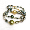 Bracelet ERIS - keshi & round Tahitian pearl (B506)