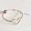 Bangle EDEN - lavender pearl (B422)