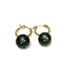 Earrings NOELA (E581) - carved Tahitian pearls