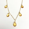 Necklace IVANNA - citrine (N332)