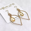 Earrings Gabi - citrine (E625)