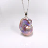 Necklace IRENE - large baroque Edison pearl (N383)