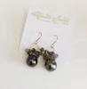 Earrings KIRA - labradorite (E510)