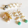 Earrings CAMILLE - amazonite (E522)