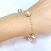 Bracelet Leilani - pink Edison pearls ( B 305)