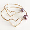 Bangle EDEN - lavender pearl (B422)