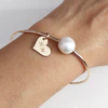 Bangle VICCI - white fresh water pearl (B431)