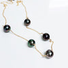 Necklace SIENNA - tahitian pearls (N325)