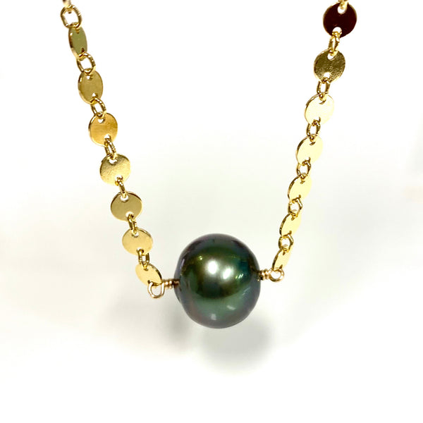 Necklace FAE - tahitian pearl ( N243)