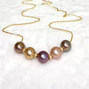 NEW 5 Edison pearls necklace