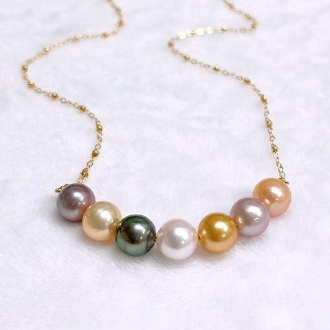 Mana Girl Tahitian Five-Pearl String Necklace – Soley Aloha Boutique and  Gallery