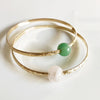 Bangle ALII - gemstones (B352)