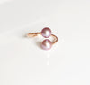 Ring Leia - pink pearls  (R143)