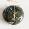 Initial charm necklace (N283)