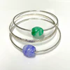 Bangle KEIKE - lavender jade bead bangle (B549)