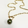 Necklace ARIELLA  - Tahitian pearl (N337)