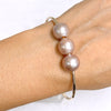 Bangle Paige - pink pearls (B118)