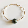 Bangle TOMI - tahitian pearl (B394)