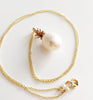 Pineapple pearl necklace - white pearl (N304)