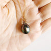 Pineapple tahitian pearl necklace (N302)