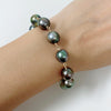 Bracelet GILLIA - baroque Tahitian pearls  (B437)