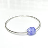 Bangle KEIKE - lavender jade bead bangle (B549)