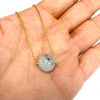 Aquamarine necklace (N377)