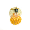 Necklace IOLA - yellow shell (N352)