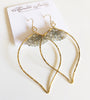 Earrings Malie - labradorite  (E163)