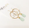 Earrings Lulu - sea foam  (E315)