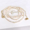 Necklace CELIA - white keshi pearls