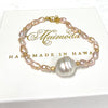 Bracelet MAYRA - keshi & white south sea pearls