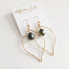 Earrings Riki - tahitian pearl (E118)