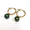 Earrings NOELA - Tahitian pearl (E587)