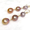 Earrings RAYE - Edison pearls (E595)