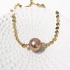 Necklace FAE - pink Edison pearl (N328)