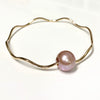 Bangle NOLA - pink Edison pearl  (B450)