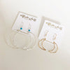 Earrings LUNA - turquoise (E476)