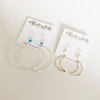 Earrings LUNA - turquoise (E476)