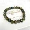 Stretchy bracelet - labradorite & Tahitian pearls (B478)