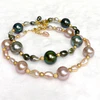 Bracelet ERIS - pink Edison pearls (B515)